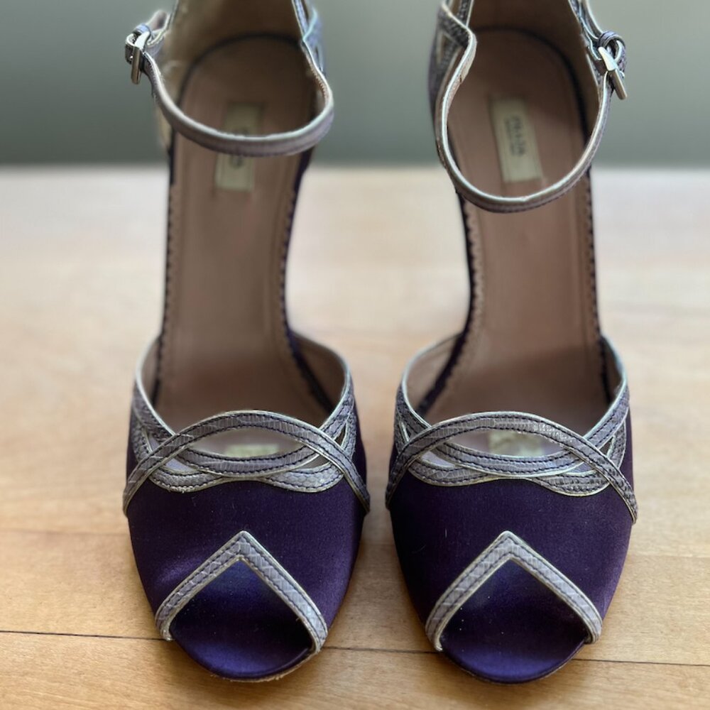 Prada Purple Heels